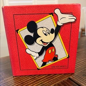 Disney Mickey Mouse Red Photo Album
